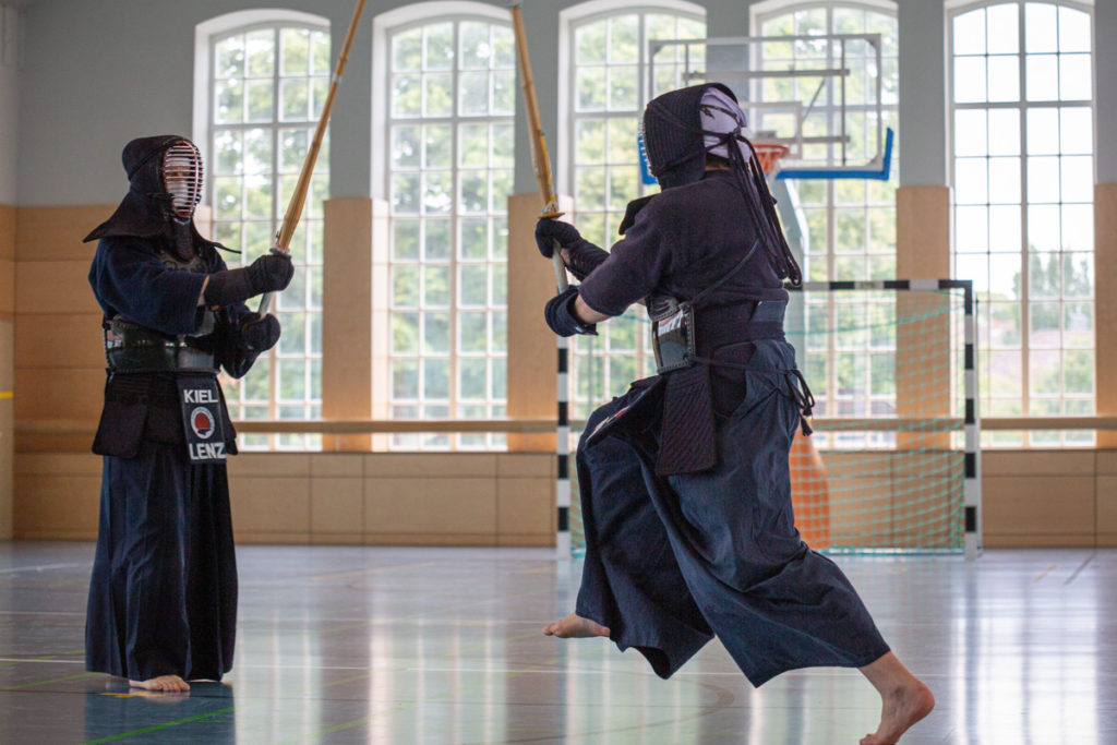 Kendo Kiel Trainingskampf Action