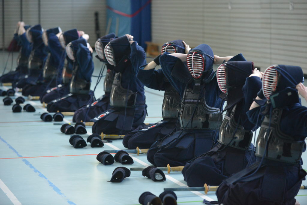 Ken-Dojo Kiel Rüstung anlegen Kendo